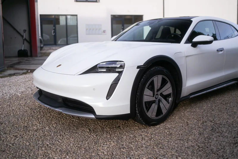 Porsche Taycan zmrożenie folią PPF matte - Shiro Detailing Brzesko