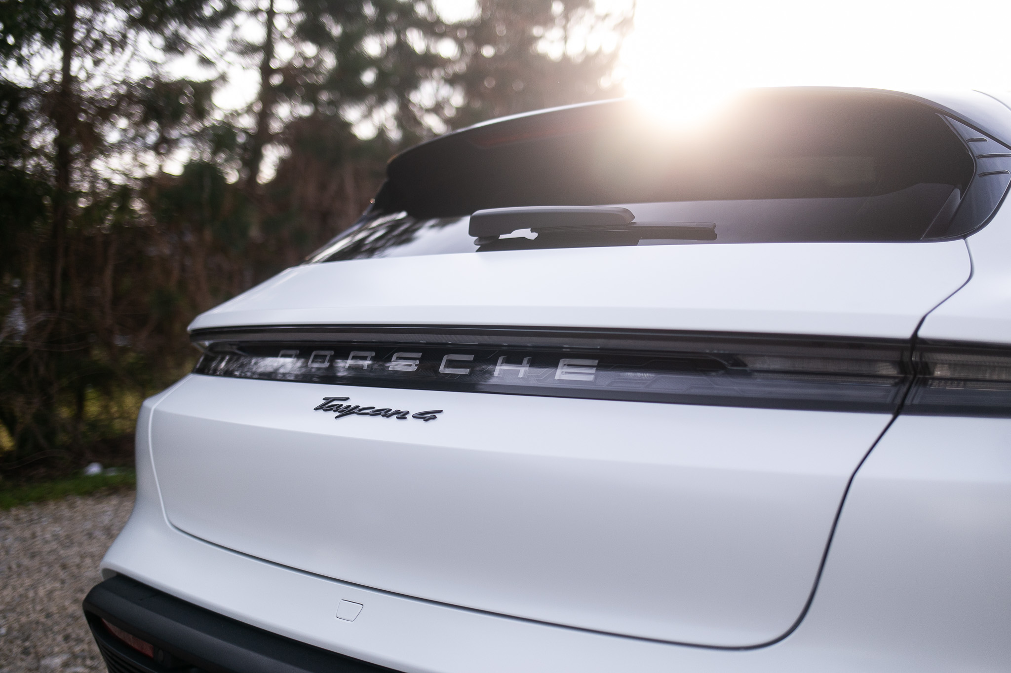 Porsche Taycan - zmrożenie folią PPF Shiro Detailing Brzesko
