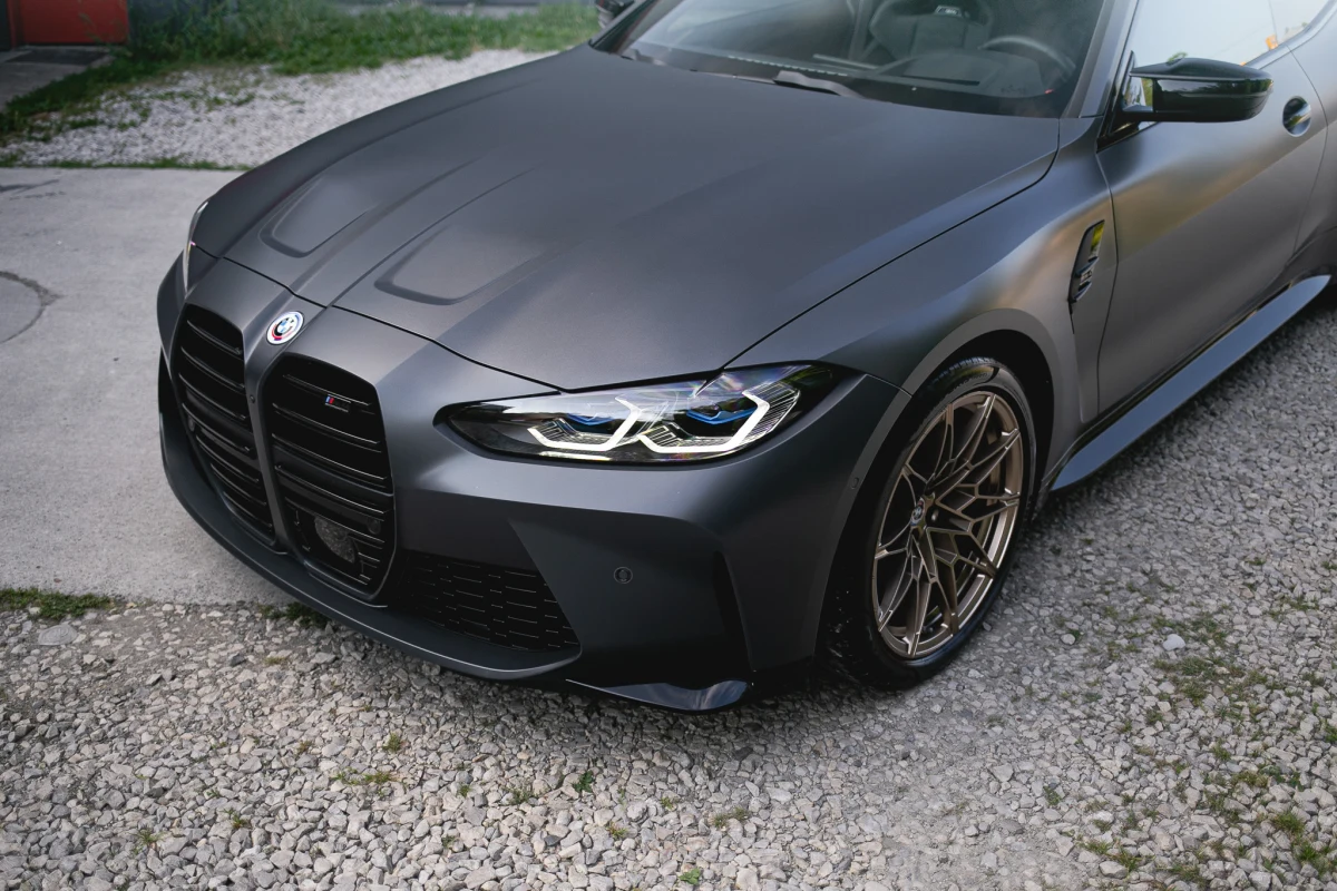 BMW M4 - Zmrożenie folią PPF - Shiro Detailing Brzesko