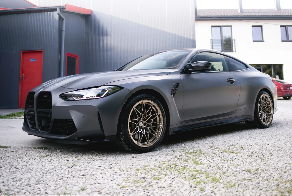 BMW M4 - Zmrożenie folią PPF - Shiro Detailing Brzesko